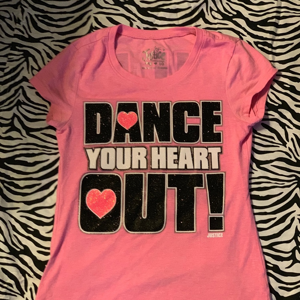 Justice Girls Dance Graphic Tshirt